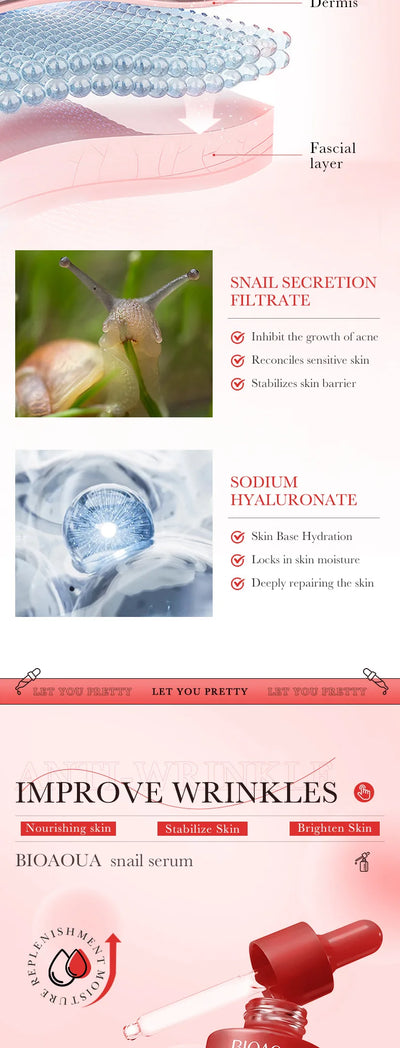 BIOAQUA Vitamin C Retinol Hyaluronic Acid Serum Moisturizing Brightening Hydrating Firming Facial Essence Beauty Face Skin Care