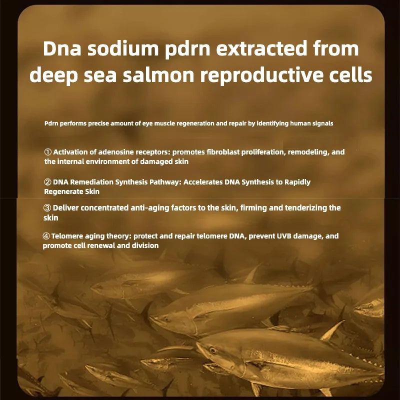 Salmon DNA Light Energy Anti- Wrinkle  Serum Fade Fine Lines Facial Moisturizing brightning Anti Aging Firming Skin Care