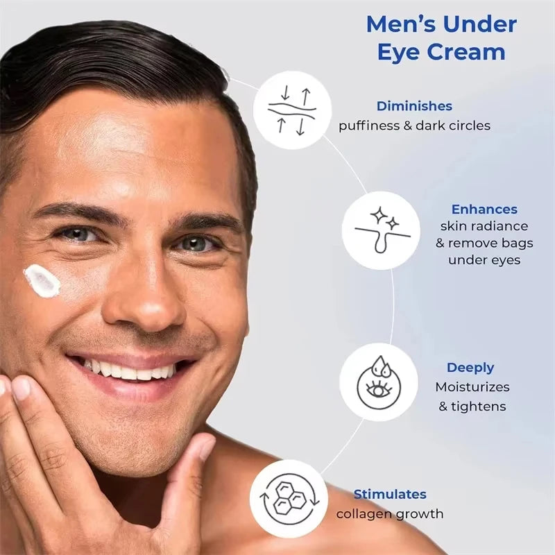 Men's Eye Cream Anti Dark Circles Removal Eye Bags Moisturizing Anti-Aging Anti-wrinkles Men Eyes Skin Care