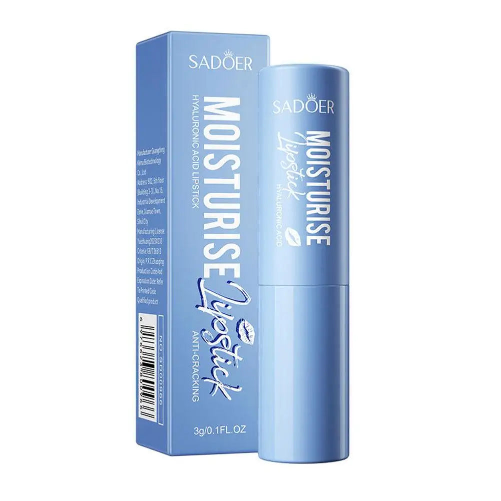 SADOER Hyaluronic Acid Lipstick Lips Skincare Nourishing Brightening Moisturizing Lip Balm Lips Skin Care Products