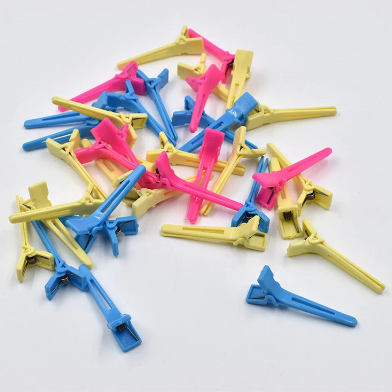 Boxed Hairdresser Hair Clips Curl Styling Perm Positioning Clip Cold Hot Positioning Hot Clip Partition Clamp Styling Tools