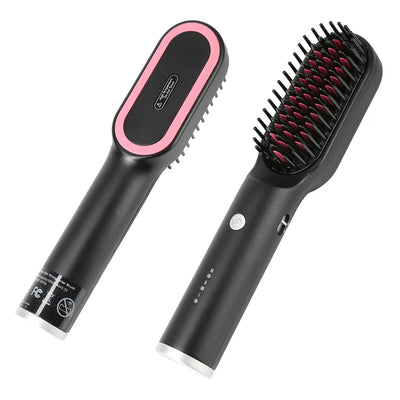 KIPOZI Hair Dryer Brush Negative lon 3 In 1 Hot Air Dryer Styler and Volumizer Pro Hair Straightener Curler Blow Dryer Brush