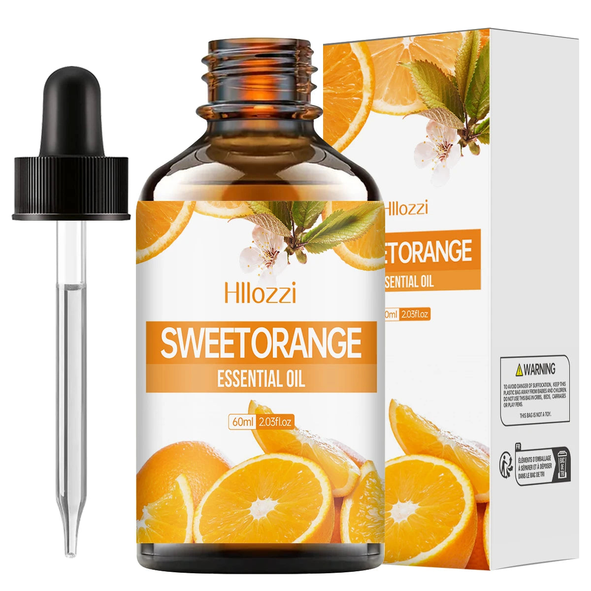 Sweet orange essential oil is used to make aromatherapy, car-mounted, long-lasting fragrance, humidifier，Multifunctional essenti