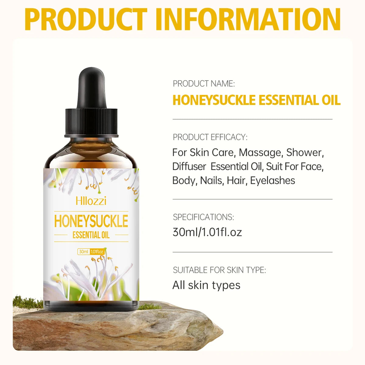 30ml honeysuckle essential oil Honeysuckle essential oil hydrating and moisturizing multifunctional essential oil aromatherapy