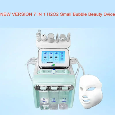 New Arrival! 7 In 1 H2O2 Water Oxygen Jet Peel Hydro Beauty Skin Cleansing Hydrofacial Machine Facial Machine Water Aqua Peeling