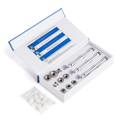 9 Tips 3 Wands Diamond Dermabrasion Accessory Tips For Facial Skin Peeling Blackhead Remover Face Care Beauty