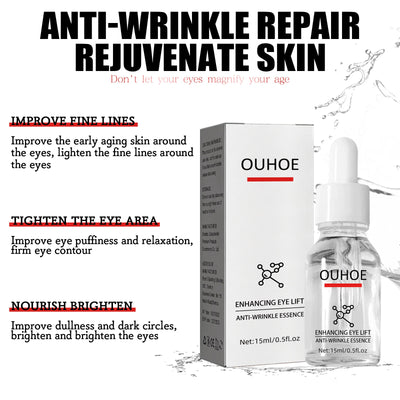 Eye Lifting Serum Anti Dark Circles Puffiness Reduce Fine Lines Wrinkle Firming Nourishing Brightening Eye Bags Remover Essence