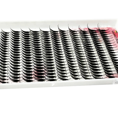 1box Manga Anime Spire Eyelashes Extension Feather Shape 0.07mm C/D Curl Mix 8-15mm/9-13mm Cashmere Premade Fan Eyelashes