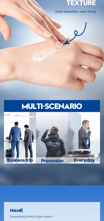 Men's Eye Cream Anti Dark Circles Removal Eye Bags Moisturizing Anti-Aging Anti-wrinkles Men Eyes Skin Care