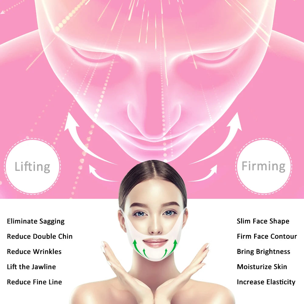 1/6/10pcs Lifting Facial Mask Face V Shape Hydrogel Thin Face-Lifting Slimming Mask Reduce Double Chin Face Massage