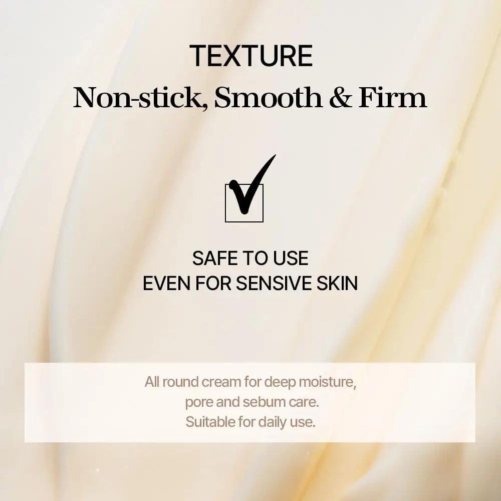 mixsoon Bean Cream - Intense Moisturizing Cream for Smooth and Nourished Skin, Pores and Sebum Care - Korean Glass Skin Care