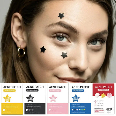 Color Acne Patch Set Mild Non-irritants Fade Acne Pimples Closed Mouth Improve Acne Muscle Acne Patch Skin Care