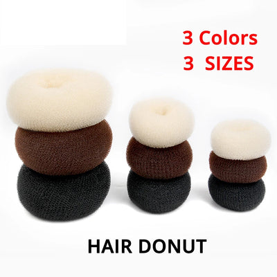 Hair Accessories S/M/L Hair Doughnut Dish Hair Donut Bun Maker Wig Hair Donut Braids Hair Bun Headband Doughnut Maker