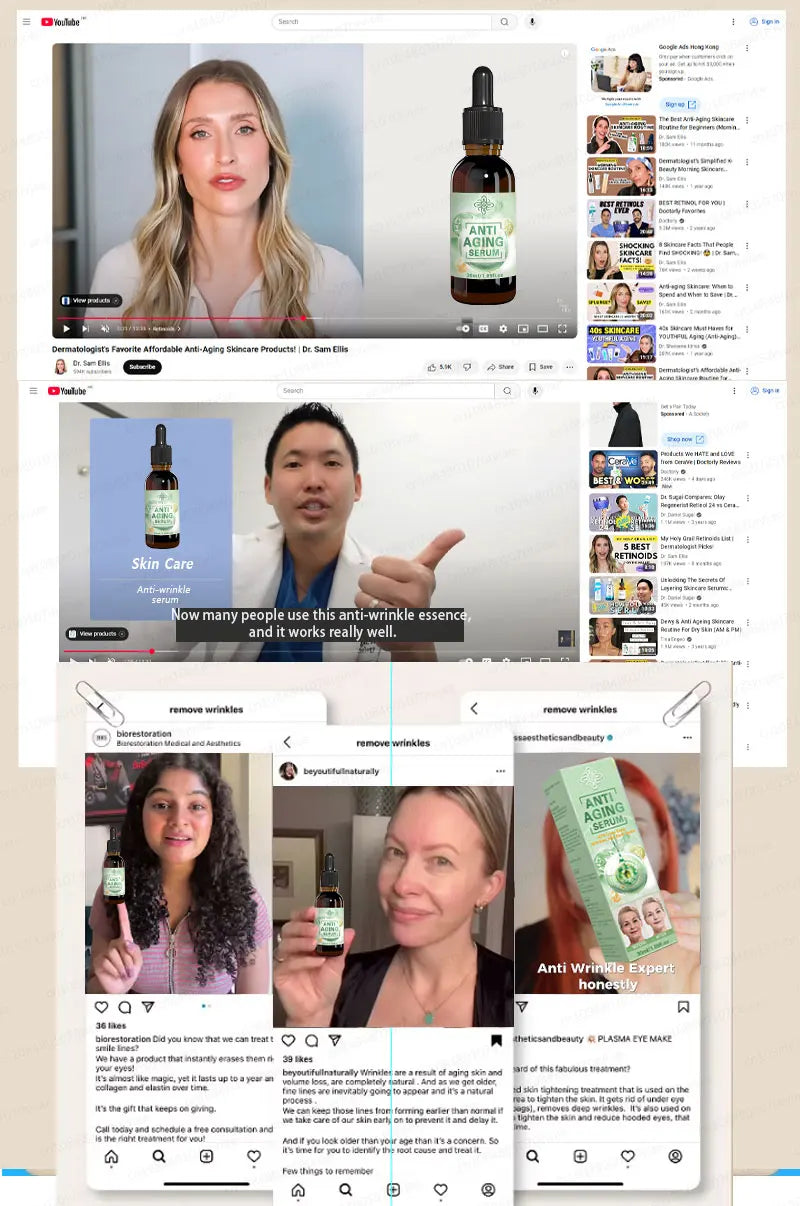 20 years younger，100% wrinkles disappear