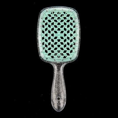 Flash Tangled Hair Comb Detangling Hair Brush Massage Combs Hollow Out Wet Curly Hair Brush Barber Comb Salon Hair Styling Tools