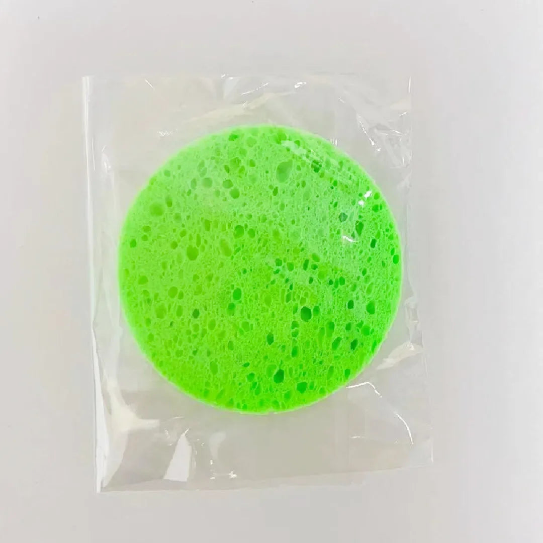 5-10pcs Face Round Makeup Remover Tools Wood Pulp Makeup Beauty Sponge Cellulose Compress Cosmetic Puff Facial Washing Sponge