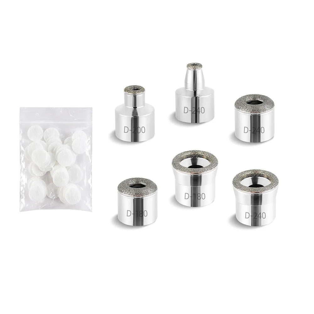 9 Tips 3 Wands Diamond Dermabrasion Accessory Tips For Facial Skin Peeling Blackhead Remover Face Care Beauty
