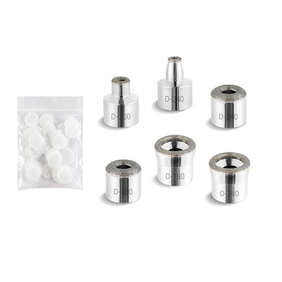 9 Tips 3 Wands Diamond Dermabrasion Accessory Tips For Facial Skin Peeling Blackhead Remover Face Care Beauty