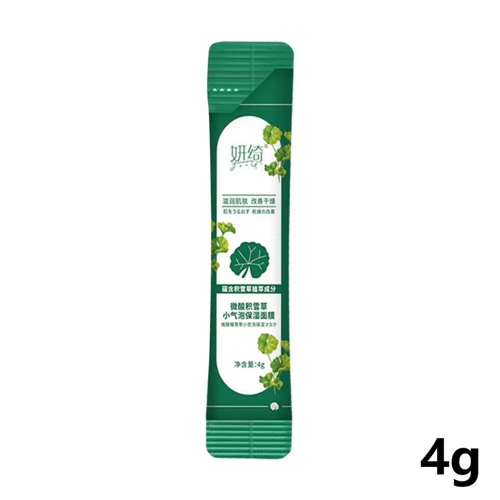 Foam Masque Skin Care Centella Asiatica Facial Bubble Cover Foam Masque For Oil Control Clean Pores Moisturizing 12pcs