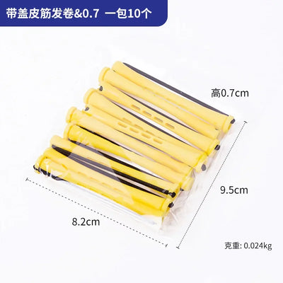 10pcs Heatless Hair Curler No Heat Hair Rollers Soft Curling Rod Pull Core Lazy Curls Flexi Rods Wave Formers Hair Styling Tools