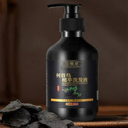 Herbal Polygonum Multiflorum Shampoo Oil Control, Dandruff Control, Itchy Relief Shampoo for Women Hair Essential Oil Hair Care