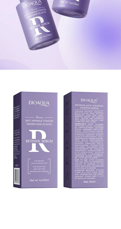 BIOAQUA Vitamin C Retinol Hyaluronic Acid Serum Moisturizing Brightening Hydrating Firming Facial Essence Beauty Face Skin Care