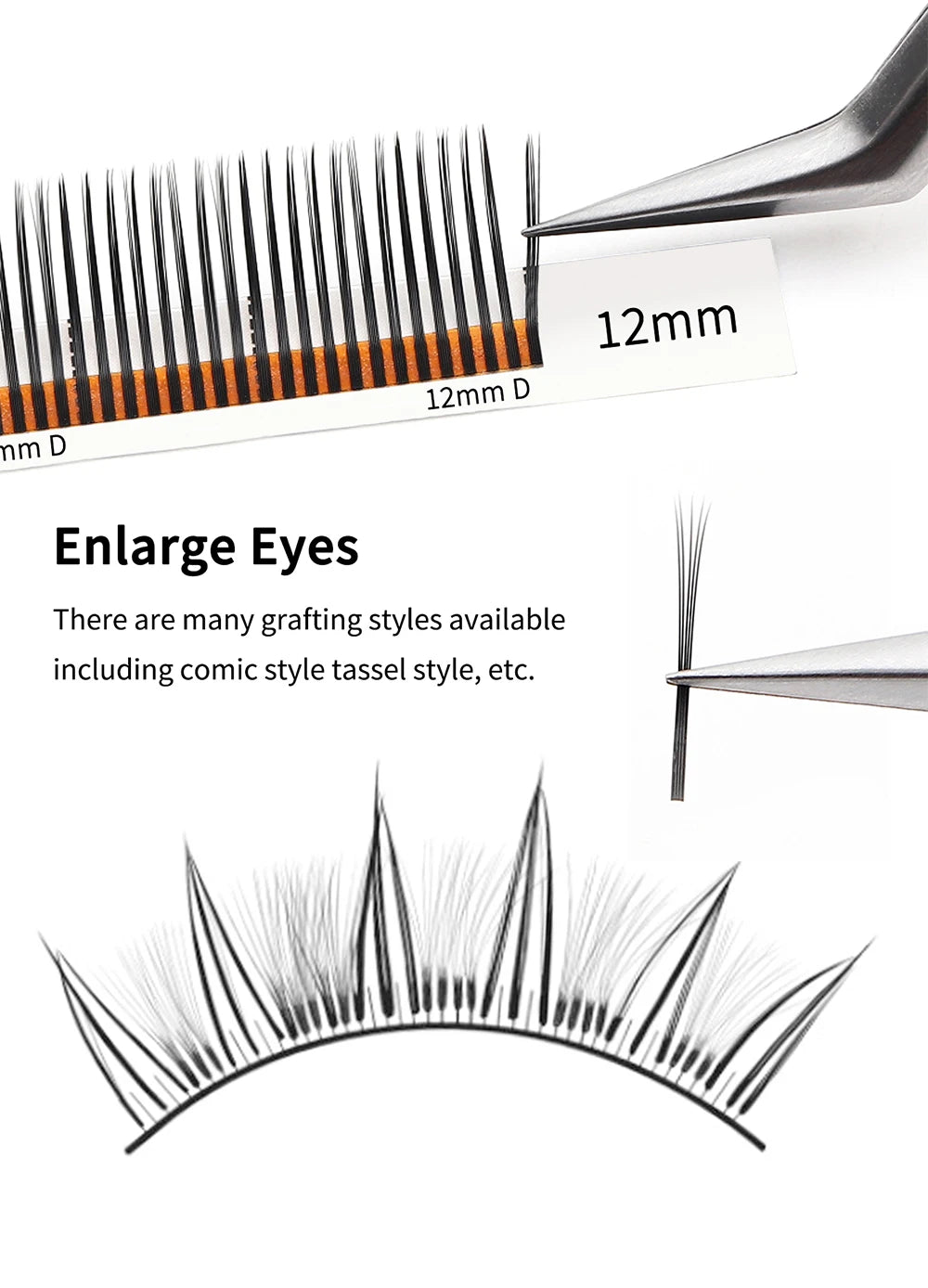 winky beauty 5D Flora Lashes 0.07mm Easy Fan Eyelash Extensions Wholesales Premade Volume 12 Rows Natural Soft Lashes
