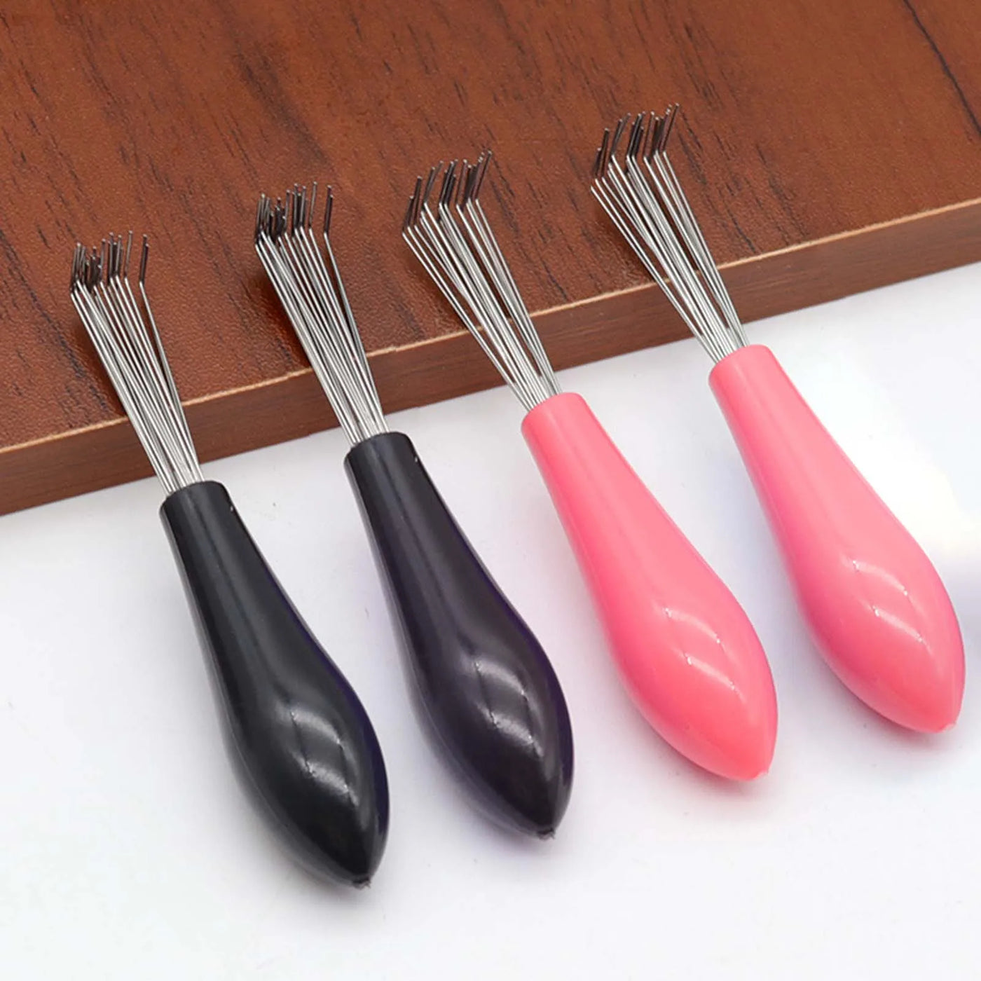 Hairbrush Cleaning Rake Metal Wire Rake Remove Comb Embedded Tools for Removing Hair Dust