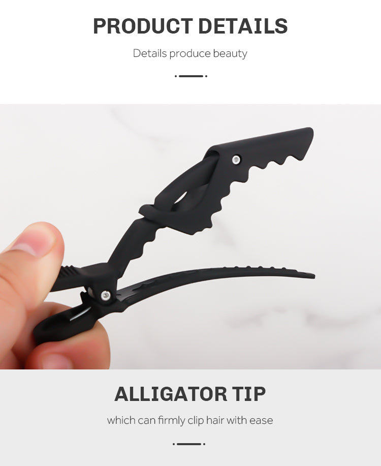 6pcs/lot Hair Clip Hairdressing Clamps Claw Section Alligator Clips Barber For Salon Styling Hair Accessories Hairpin For Women