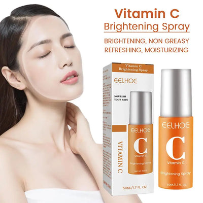 50ml Vitamin C Facial Spray Mist Green Tea Toner Nourishing Relieve Redness Moisturizing Vitamin C for Face Mist Spray Skin Care