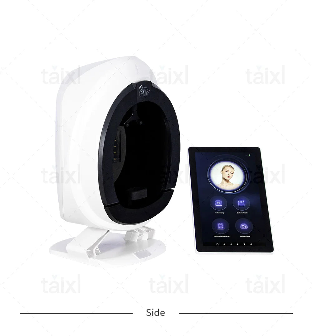 3D AI Aesthetic Skin Analyzer Smart Detector Facial Scanner Machine Skin Moisture Analyzer Skin Microscope