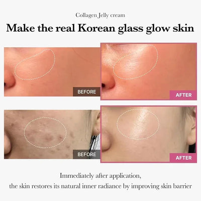 24h Glow & Lifted Collagen Jelly Cream Niacinamide And Hydrolyzed Collagen Strengthen The Skin Barrier Moisturize The Skin 2025