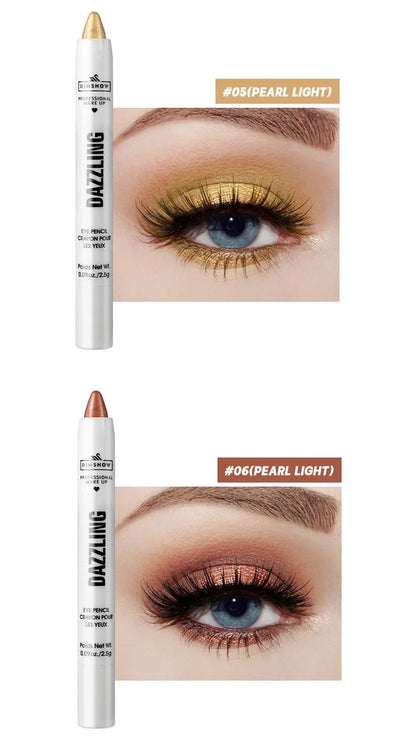 Highlighter Eyeshadow Pencil Waterproof Glitter Matte Nude Eye Shadow Lying Silkworm Makeup Pigment Cosmetics White Eyeliner Pen