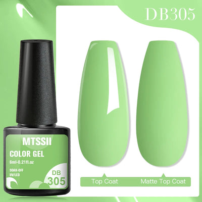 Mtssii 6ml Nail Gel Jelly Eggshell Gel Nail Polish Transparent Gel Soak Off Nail Art Gel UV LED Varnish