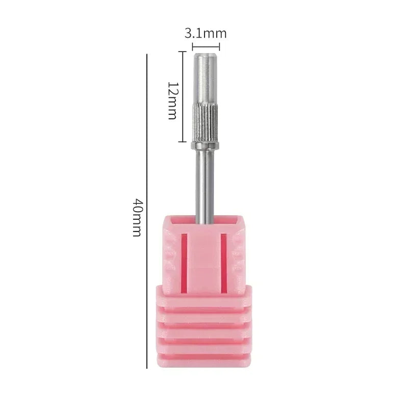 3.1mm Mini Nail Sanding Bands Mandrel For Manicure Sandpaper Ring Holder Stainless Steel Nail Drill Accessories Nail Art Tools