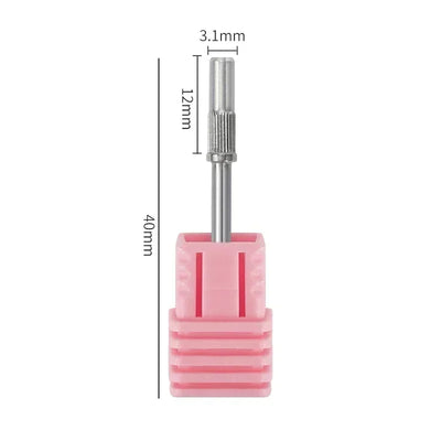 3.1mm Mini Nail Sanding Bands Mandrel For Manicure Sandpaper Ring Holder Stainless Steel Nail Drill Accessories Nail Art Tools