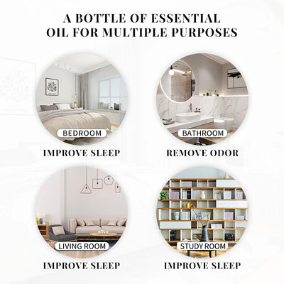 EVOKE OCCU 10mL Essential Oil, Lavender Jasmine Rose Vanilla Pure Natural Oil for Diffuser Humidifier Massage Candle Soap Making