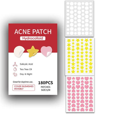 Color Acne Patch Set Mild Non-irritants Fade Acne Pimples Closed Mouth Improve Acne Muscle Acne Patch Skin Care