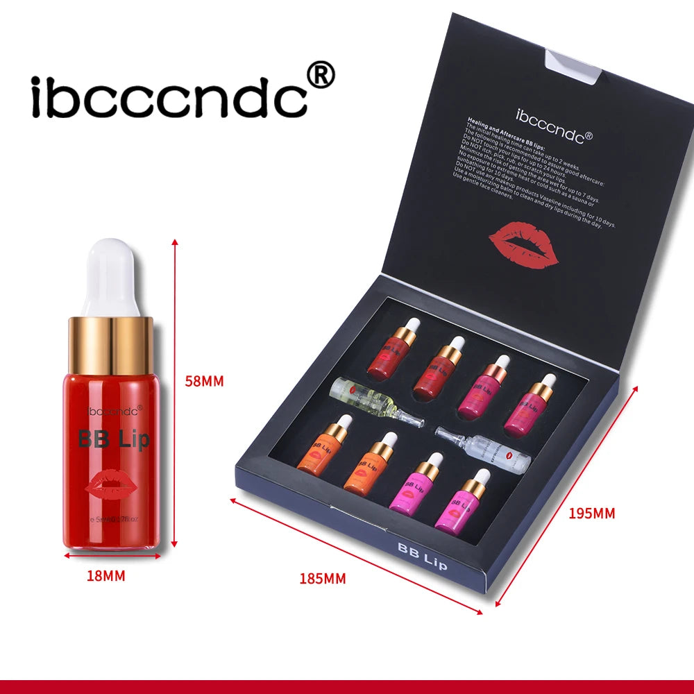 Korea Glow BB Lips Ampoule Serum Starter Set Semi-Permanent BB Lip Gloss Tinted Pigment Lasting Moisturizing For Lip Care