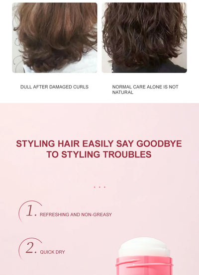 O’CHEAL 40g Hair Wax Stick Hair Artifact Finishing Broken Hair Cream Hair Spray Fix Wax Anti-frizz Body Cream Stick Wax Stick