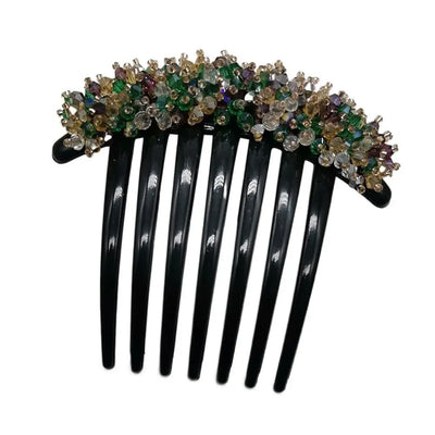 Women Hair Comb Rhinestone Crystal Hair Clips Hairpins Lady Bride Wedding Party Headdress Headwear Elegant Hair Accessories