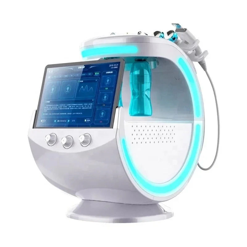 Smart Ice Blue Plus 7 in 1 Oxygen Hydro dermabrasion Bubble Machine Professional Face Hydra Machine rf Lifting ultrason machine