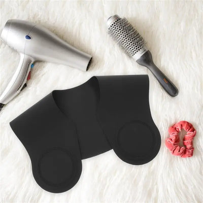 Silicone hair Cutting Collar Hair Dyeing Shawls Hairdressing Cape Neck Wrap Guard Haircut Shoulder Pad Scarf Random Style