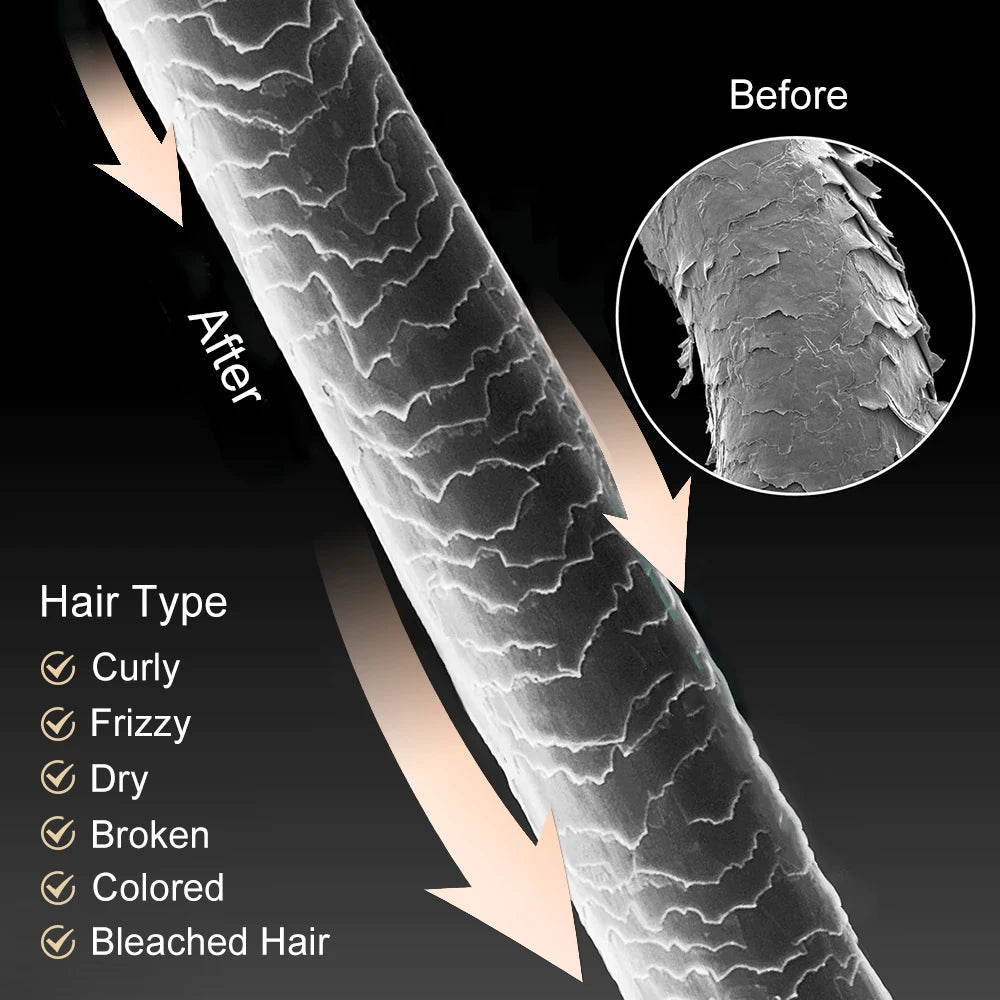 PURC Protein Magical Hair Mask Set Repair Damage and Dry Men Women Shiny Hair Treatments Products 60ml/120ml