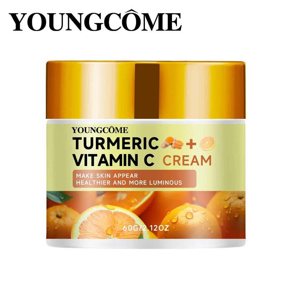 Turmeric and vitamin C firming face cream Anti-oxidant Nourishing Moisturizing Repair Skin Brighten Fade Dark Spot Essence Face
