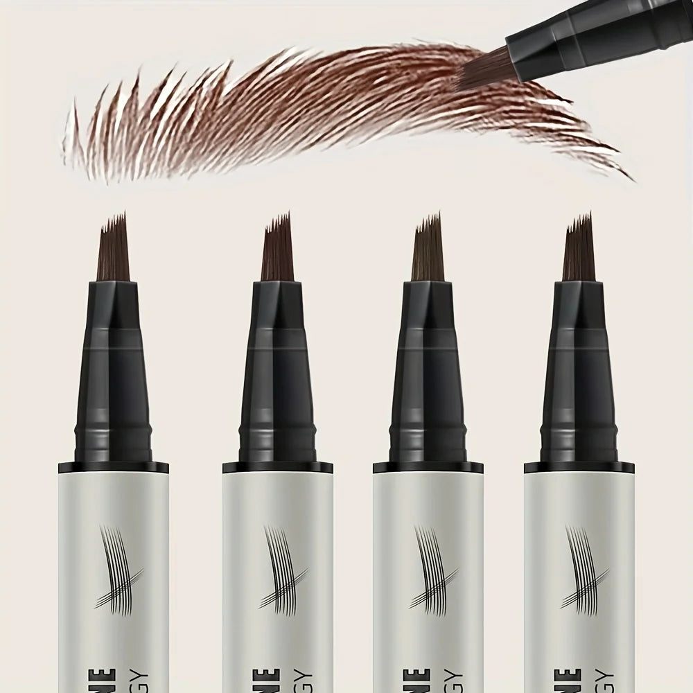 Waterproof Eyebrow Pencil - Quick Shape, Ultra-Fine Natural Look, Waterproof & Sweatproof, Lasting Makeup,  Eyebrow Setting