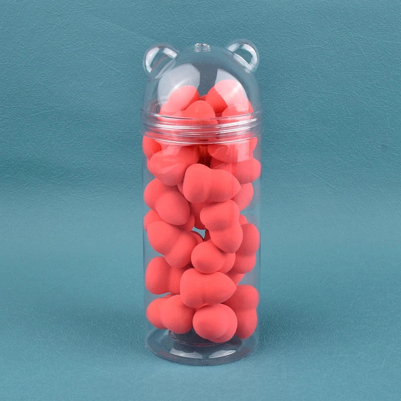 6/30/100Pcs Mini Makeup Sponge Soft Cute Face Beauty Egg Cosmetic Powder Puff for Foundation Cream Concealer Makeup Blender Tool