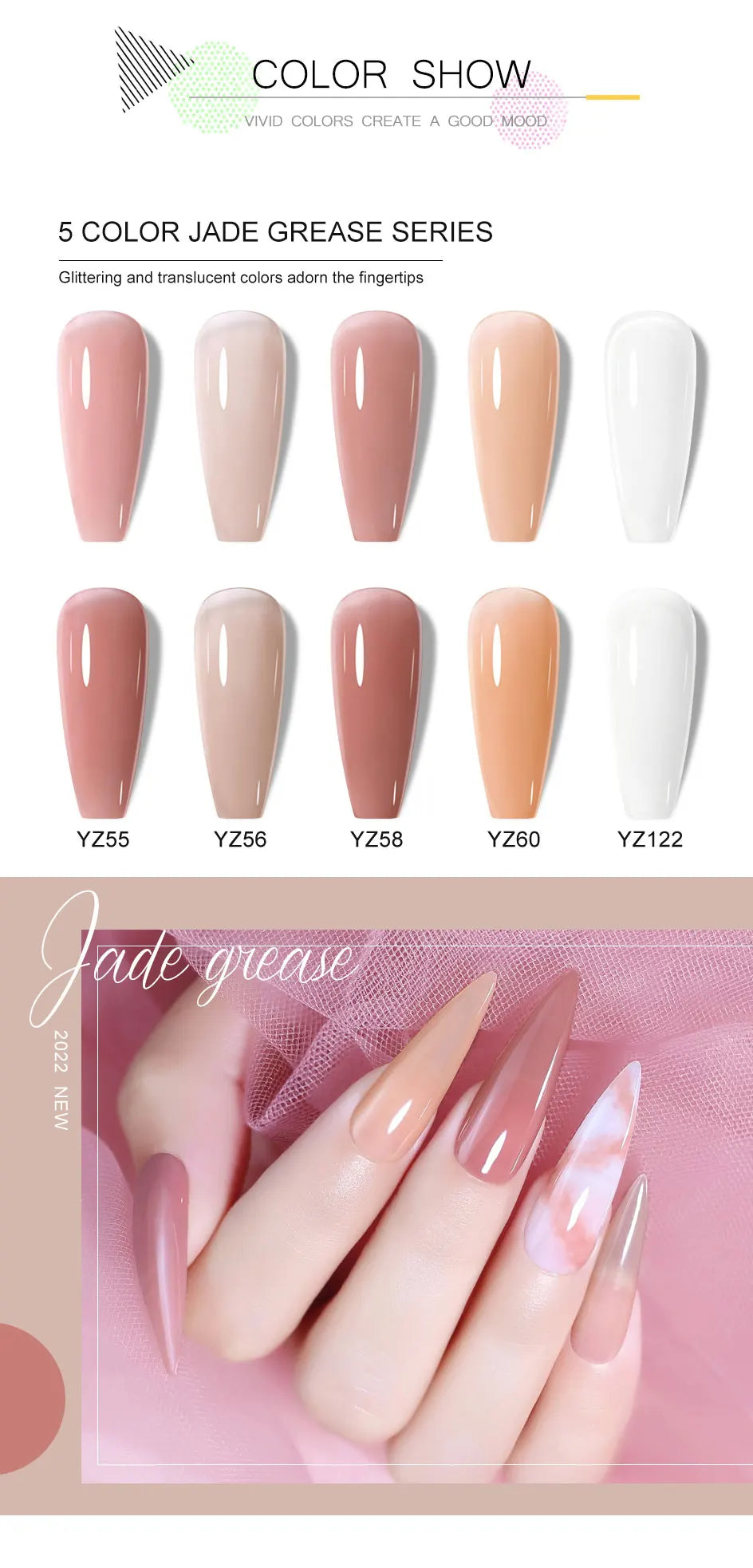 Clou Beaute Nail Gel Polish Kit 15ml Soak Off UVLED Nails Varnish Semi Permanent Nail Art Gels Lacquer Top Base Coat Gel Lacquer