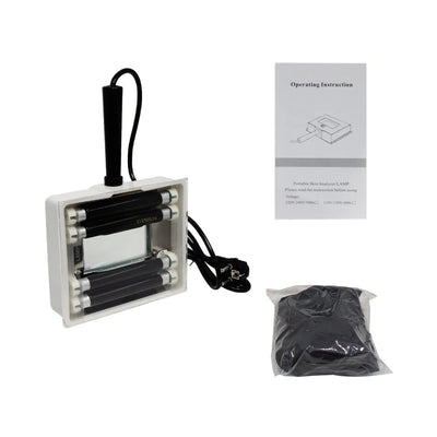 AOKO Wood UV Lamp Skin Appraisal Analyzer Facial Skin Vitiligo Testing Examination Magnifying Machine Greyness Skin Tinea