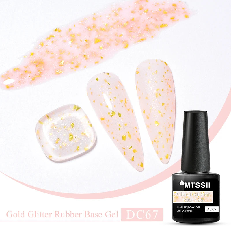 Mtssii 6ml Nail Gel Jelly Eggshell Gel Nail Polish Transparent Gel Soak Off Nail Art Gel UV LED Varnish